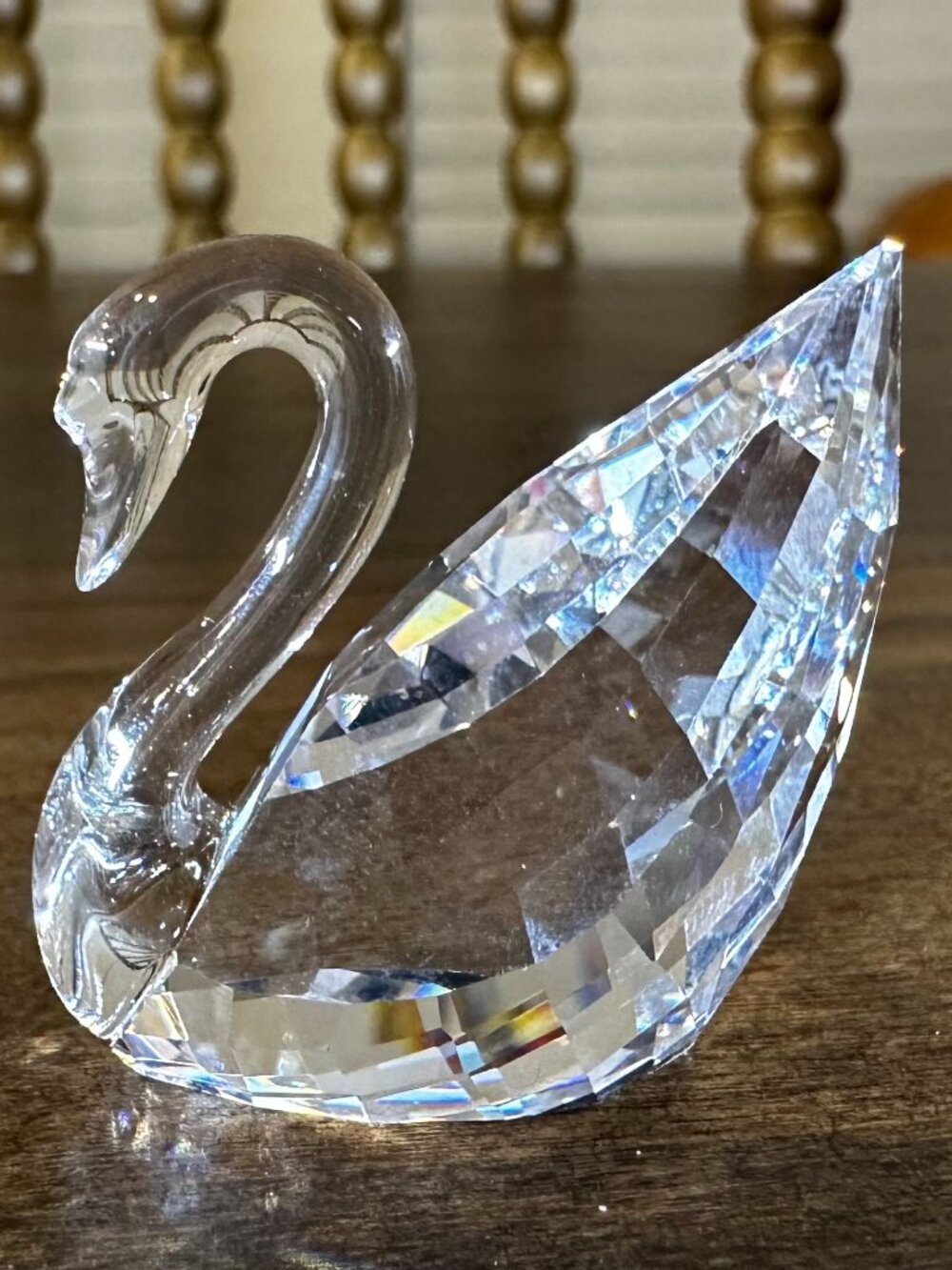 Vintage Swarovski Crystal Miniature Swan SCS Membership Gift 9003140053357 w/Box